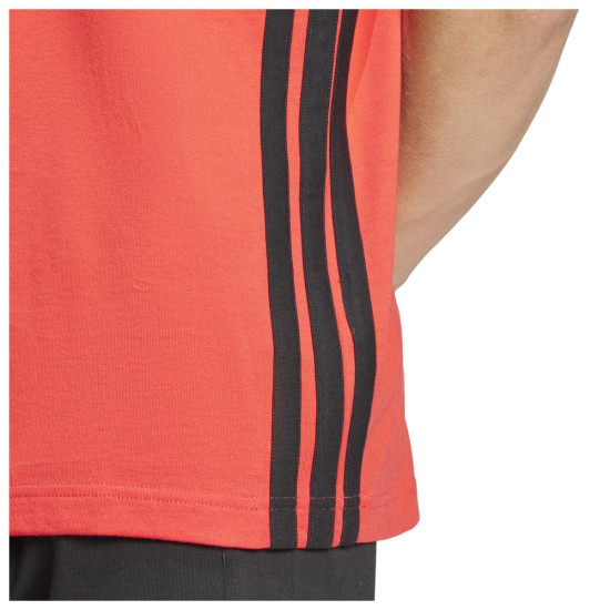 Adidas Ανδρική κοντομάνικη μπλούζα 3-Stripes Single Jersey Tee